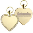 PENDENTE GIOIELLO CUORE DIAMANTE ORO 3,3cm